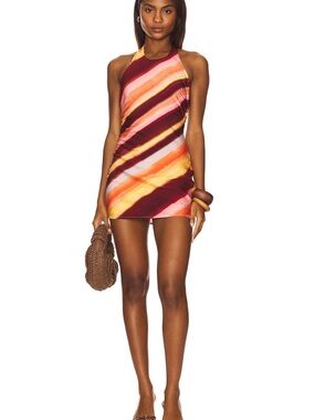 Seven Wonders Odyssey Mini Dress – Peach Stripe (Size S) NWT